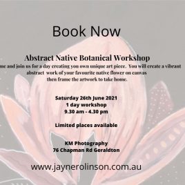 Geraldton Abstract Native Botanical Workshop 26th June